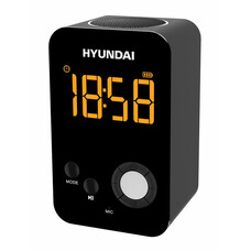 Радиобудильник HYUNDAI H-RCL300, черный