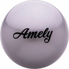 Мяч гимнастический Amely AGB-101 ф.:круглый d=15см серый (УТ-00012847)