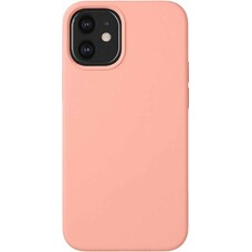 Чехол (клип-кейс) Deppa Liquid Silicone, для Apple iPhone 12 mini, противоударный, розовый [87710]