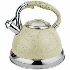 Металлический чайник EUROSTEK ESK-3073, 3л, бежевый [ка-00000014]