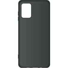 Чехол (клип-кейс) BORASCO Silicone case, для Samsung Galaxy M51, черный (матовый) [39336]