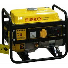 Бензиновый генератор EUROLUX G1200A, 220 В, 1.1кВт [64/1/35]