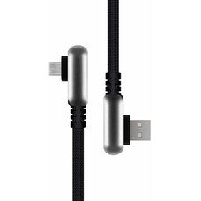 Кабель ROMBICA Rombica Digital Electron M Black, micro USB (m) - USB (m), 1.2м, черный [mpq-001]