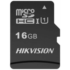 Карта памяти microSDHC UHS-I U1 Hikvision 16 ГБ, 92 МБ/с, Class 10, HS-TF-C1(STD)/16G/ZAZ01X00/OD, 1 шт., переходник без адаптера