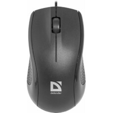 Мышь Defender MB-160, оптическая, проводная, USB, черный [52160]