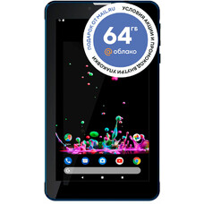 Планшет Digma Optima 7 A102 3G 7", 1GB, 16GB, 3G, Android 11.0 Go темно-синий [ts7243pg]