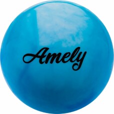 Мяч гимнастический Amely AGB-101 ф.:круглый d=15см синий/белый (УТ-00012849)