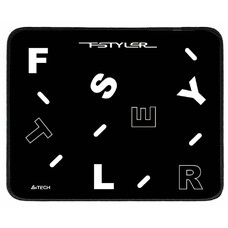 Коврик для мыши A4TECH FStyler FP25 (S) черный/белый, ткань, 250х200х2мм [fp25 black]