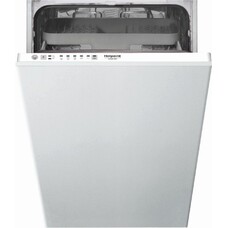 Встраиваемая посудомоечная машина Hotpoint-Ariston HSIE 2B0 C, узкая, ширина 44.8см, полновстраиваемая, загрузка 10 комплектов