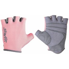 Перчатки Starfit SU-127 для фитнеса жен. XS розовый/серый (УТ-00015824)