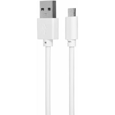 Кабель SUNWIND micro USB (m) - USB (m), 1м, 2A, белый