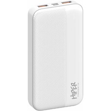 Внешний аккумулятор (Power Bank) HIPER SM20000, 20000мAч, белый [sm20000 white]