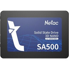 SSD накопитель NETAC SA500 NT01SA500-128-S3X 128ГБ, 2.5", SATA III