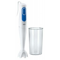 Блендер BRAUN MQ3000 SMOOTHIE +, погружной, белый