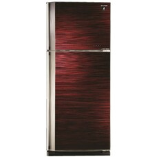 Холодильник SHARP SJ-GV58ARD, двухкамерный, красное стекло