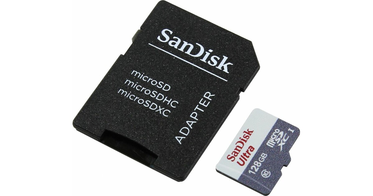Карта памяти microsdxc 128 гб sandisk ultra sdsqunr 128g gn6ta