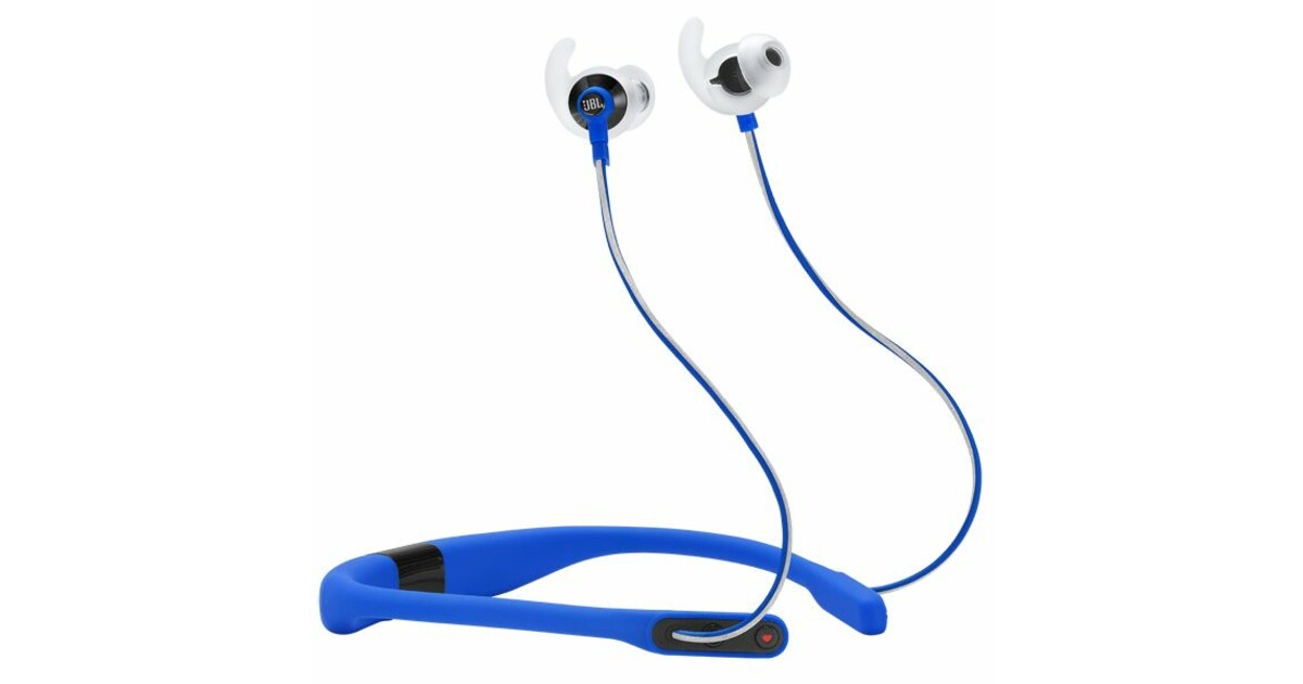 Беспроводные наушники jbl reflect contour blue