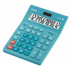 Калькулятор CASIO GR-12C-LB, 12-разрядный, голубой
