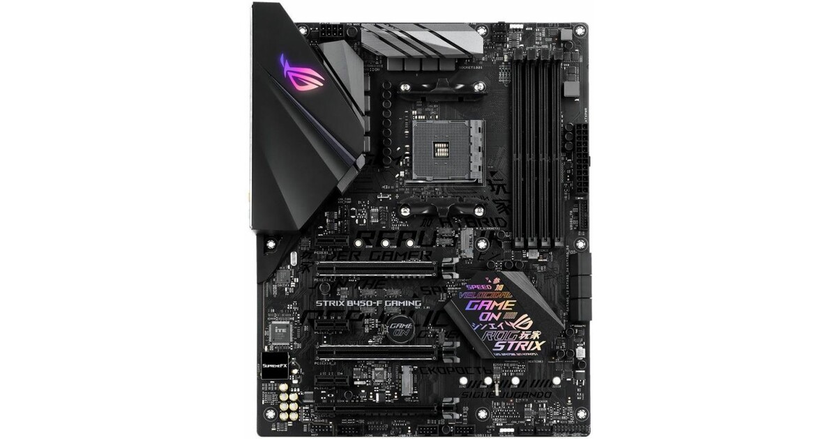 Asus b450 f gaming. ASUS ROG Strix b450-f. Материнская плата ASUS ROG b450-f.