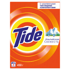 Стиральный порошок TIDE Альпийская Свежесть, автомат, 0.45кг, белое белье