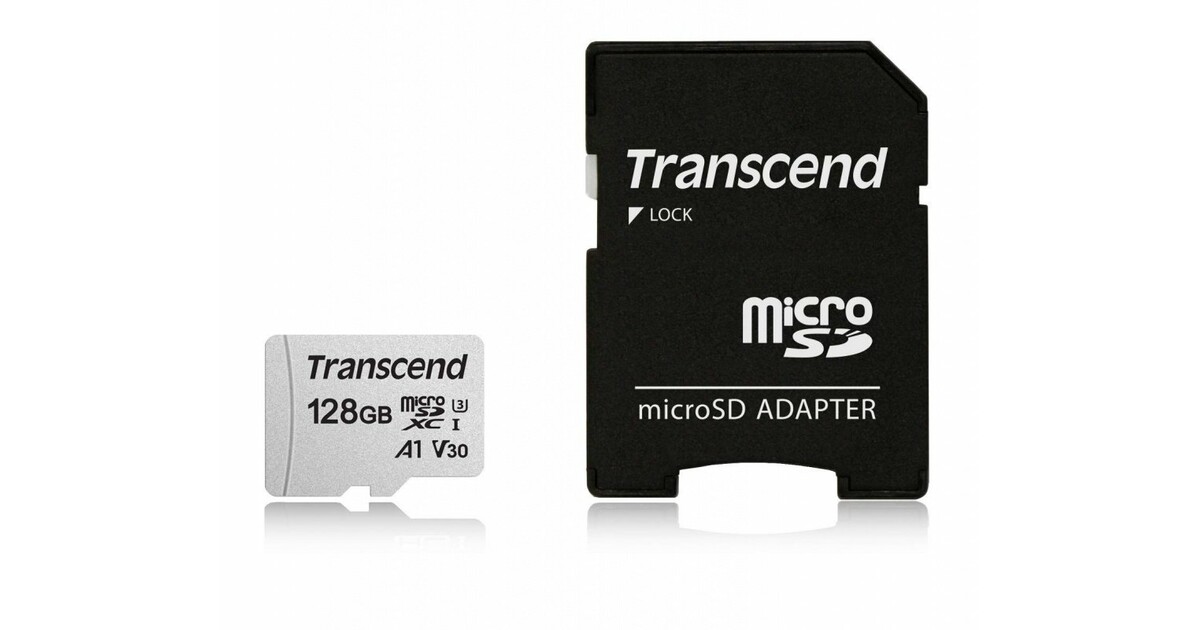 Карта памяти microsdxc uhs i u3 transcend 128 гб