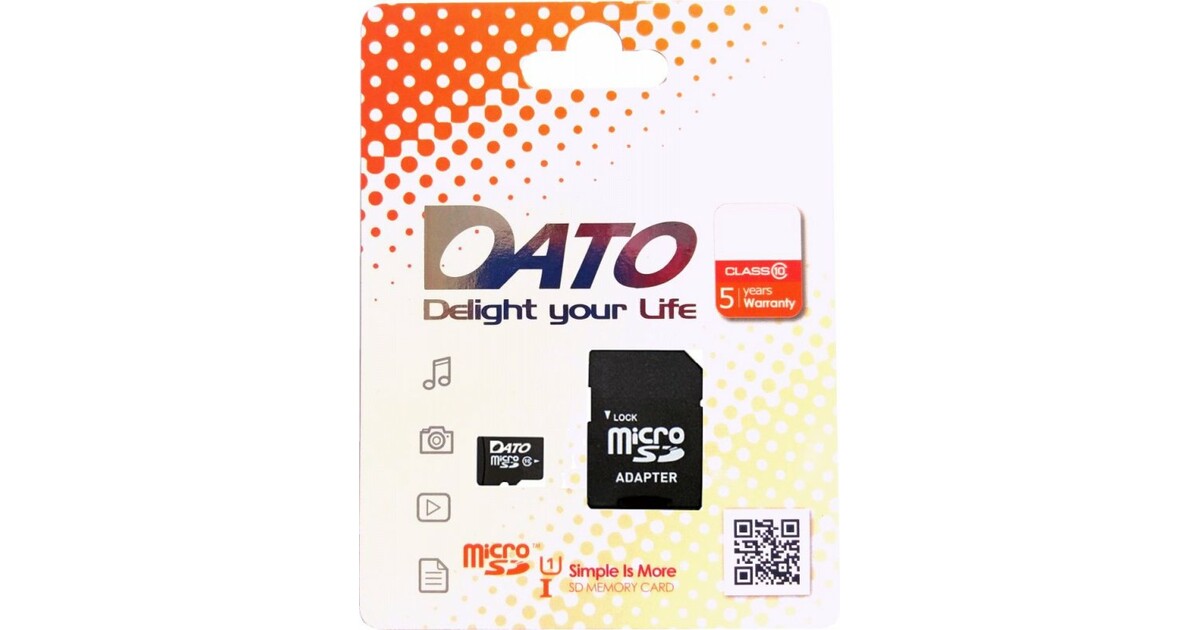 Карта памяти microsdhc uhs i dato 32 гб 80 мб с class 10 dttf032guic10