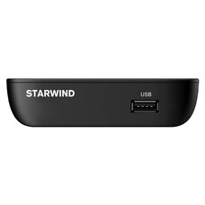 Ресивер DVB-T2 STARWIND CT-160, черный