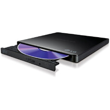 Оптический привод DVD-RW LG GP57EB40, внешний, USB, черный, Ret