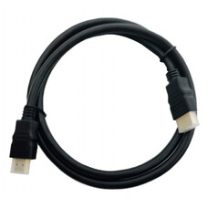 Кабель видео HDMI (m) - HDMI (m) , ver 2.0, 1м, черный