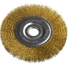 Щетка дисковая STAYER 35122-150, по металлу, 150мм, 22.2мм
