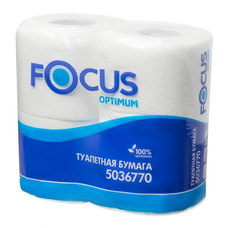 Focus economic. Туалетная бумага 2сл 4рул. Focus Optium/14уп, упак. 5036770 Туалетная бумага Focus Optimum 4 рул/пачка. Бумага туалетная в малых рулонах Focus Optimum 22м 2 сл Целлюлоза. Focus Optimum, 2-х слойная.