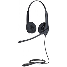 Гарнитура Jabra BIZ 1500 Duo QD, для контактных центров, накладные, черный [1519-0154]