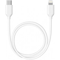 Кабель DEPPA USB Type-C (m), Lightning (m), 1.2м, MFI, белый [72231]