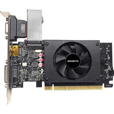 Видеокарта GIGABYTE NVIDIA GeForce GT 710 GV-N710D5-2GIL 2ГБ GDDR5, Low Profile, Ret