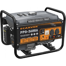 Бензиновый генератор CARVER PPG- 3600А, 220/12, 2.8кВт [01.020.00011]