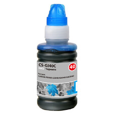 Чернила Cactus CS-GI40C GI-40, для Canon, 70мл, голубой