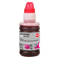 Чернила Cactus CS-GI40M GI-40, для Canon, 70мл, пурпурный