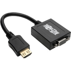 Адаптер аудио-видео Tripp Lite P131-06N, HDMI (m) - VGA (f) , ver 1.4, 0.15м, ф/фильтр, черный