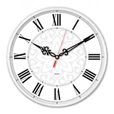 Настенные часы Бюрократ WallC-R70P, аналоговые, белый