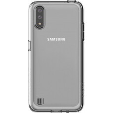 Чехол (клип-кейс) SAMSUNG araree A cover, для Samsung Galaxy A01, прозрачный [gp-fpa015kdatr]