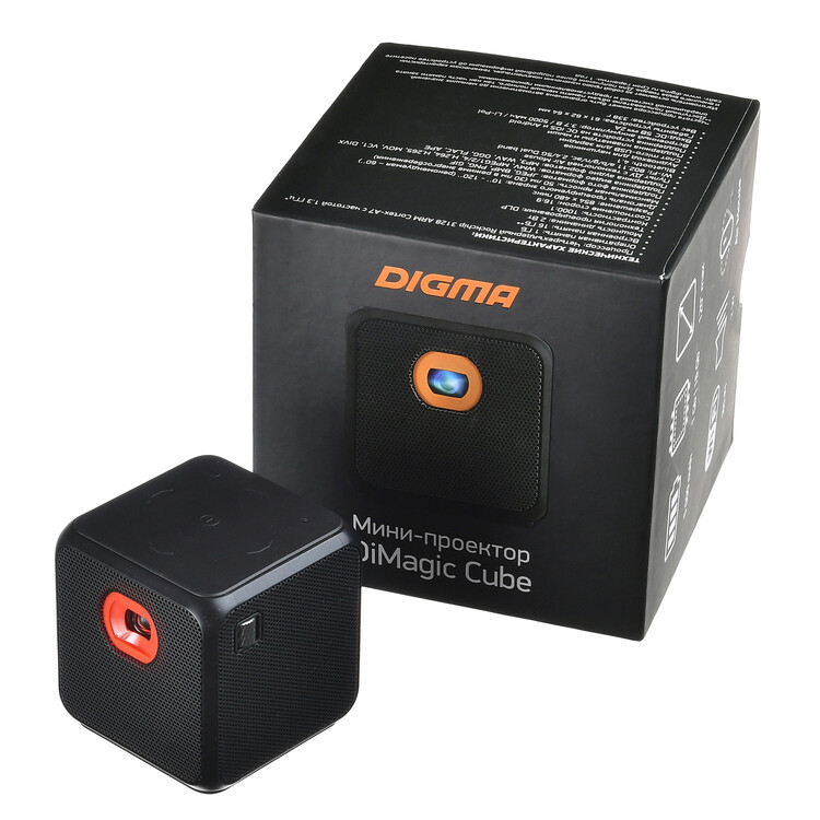 Digma dimagic cube e. Мини-кинотеатр Digma Dimagic Cube New черный (dm011). Digma Dimagic Cube New. Smart проектор Digma Dimagic Cube New Black (dm011). Digma Dimagic Cube 854x480, 10000:1, 50 лм, DLP, 0.34 кг.