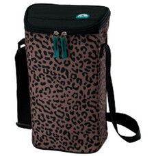 Сумка-термос IGLOO 2 Bottle Wine Tote 16, 2л, леопард и коричневый [00157759]