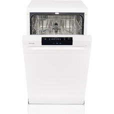 Посудомоечная машина WEISSGAUFF DW 4015, узкая, напольная, 44.8см, загрузка 10 комплектов, серебристая [419435]