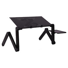 Стол для ноутбука регулируемый Buro BU-803, металл, черный