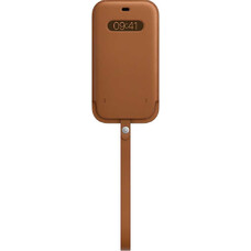 Чехол (футляр) Apple Leather Sleeve with MagSafe, для Apple iPhone 12 Pro Max, золотисто-коричневый [mhyg3ze/a]