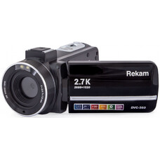 Видеокамера REKAM DVC-560, черный, Flash [2504000005]