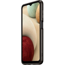 Чехол (клип-кейс) SAMSUNG Soft Clear Cover, для Samsung Galaxy A12, черный [ef-qa125tbegru]