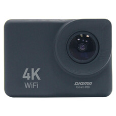Экшн-камера Digma DiCam 850 4K, WiFi, черный [dc850]