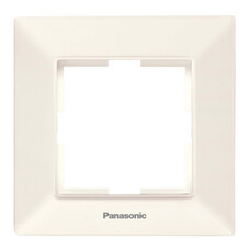 Рамка Panasonic Arkedia Slim (WNTF08012BG-RU) декор. 1x пластик бежевый (упак.:1шт)