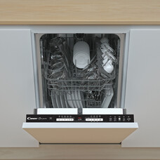 Встраиваемая посудомоечная машина Candy CDIH 1L949-08, узкая, ширина 44.8см, полновстраиваемая, загрузка 9 комплектов